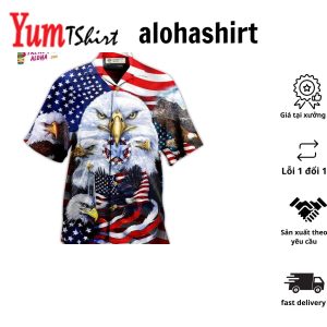 America Skull Love America Forever Hawaiian Shirt