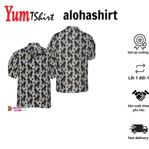 Black Poodles Shirt For Men Hawaiian Shirt