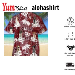 Brittany Spaniel Red Hawaiian Shirt Gift For Dog Lover Shirts Animal Summer Shirts Hawaiian Shirt Men