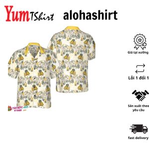 Charolais Cattle Lovers Pineapple Hawaiian Shirt Cow Hawaiian Shirt For Summer Gifts