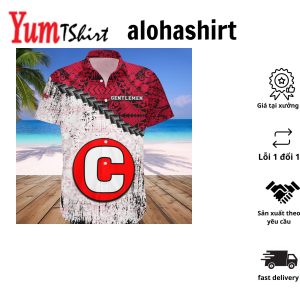 Centenary Gentlemen Hawaii Shirt Grunge Polynesian Tattoo – NCAA