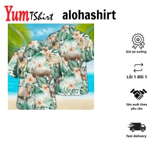 Charolais Hawaiian Shirt For Farm Lovers – Charolais Cow Hawaiian Shirt Hawaiian Shirt For Men And Women