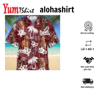 Charolais Cattle Red Tartan Pattern All Over Printed 3D Hawaiian Shirt