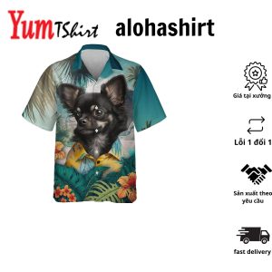 Chihuahua Spark 3 Version Hawaiian 3D Shirt Treading Tropical Pathways