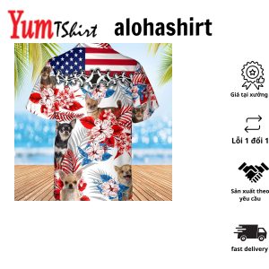 Chihuahua Tropic Oasis – Stand Out in the Tropics with this 3D Hawaiian Shirt