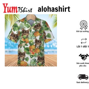 Chihuahua Tropical Hawaii Shirt For Dog Lovers Hiding Chihuahua Dog In Tropical Palm Leaves Pattern Hawaiian Shirt