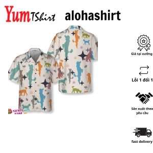 Christmas Poodle Seamless Pattern Hawaiian Shirt Poodle Dog Christmas Shirt Best Christmas Gift Idea