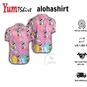 Discover Cool Tropical Floral Pink Hawaiian Shirts