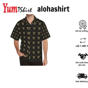 Gold Turtle Polynesian Hawaiian Shirt for Turtle Lovers