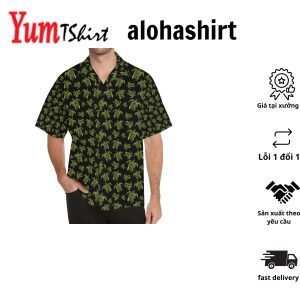Green Tribal Turtle Polynesian Themed Hawaiian Shirt Turtle Lover Hawaiian Shirt For