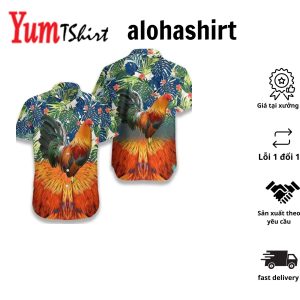 Hawaiian Aloha Shirts Rooster Chicken Lover Hawaiian Shirt For Summer Gifts