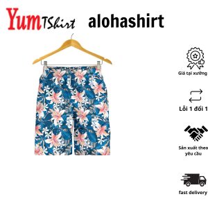 Hibiscus Pattern Print Design 03 For Men Women Kid Shorts