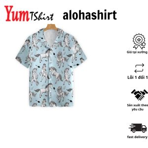 Horse Farm Corn Pattern Hawaiian Shirt Horse Hawaiian Shirt Summer Hawaiian Shirt For Men And Women