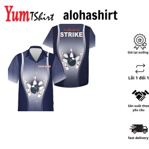 I’m Going On Strike Hawaiian Bowling Shirt For Men Women Personalized Blue Bowlers Jersey