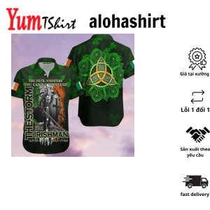 Luck of the Islands Saint Patrick’s Day Theme Hawaiian Shirt