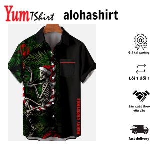 Love for Darkness Hawaiian Shirt with Skull Love Darkness Design