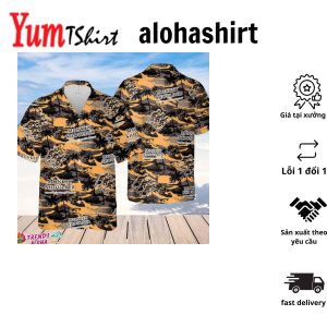Monkey Shoulder Whiskey Hawaiian Palm Leaves Pattern Shirt Beer Summer Party Hawaiian Shirt Monkey Shoulder Beer Shirt