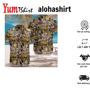 Music Event Tomorrowland Festival Vintage Style Aloha Hawaiian Beach Shorts