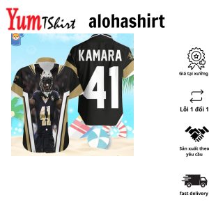 New Orleans Saints Alvin Kamara 41 Legendary Hawaiian Shirt For Men Women