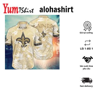New Orleans Saints NFL Hawaiian Shirt Road Trips Aloha Shirt
