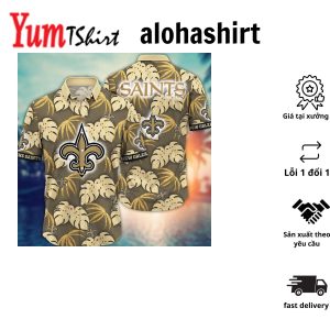 New Orleans Saints NFL Hawaiian Shirt Sea Breeze Aloha Shirt