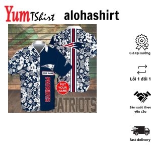 NFL New England Patriots Hawaiian Shirt and Shorts Premium Collection of Hawaiian Shirts