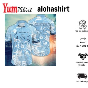 North Carolina Tar Heels NCAA Hawaiian Shirt Beach Seasontime Aloha Shirt