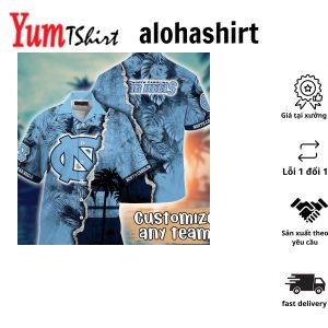 North Carolina Tar Heels NCAA Hawaiian Shirt Custom Vacation Spots Aloha Shirt