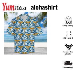 Nurse Hawaiian Shirt Nurse Caduceus Tropical Aloha Shirt Nurse Hawiai Shirt