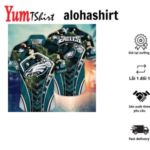 Philadelphia Eagles NFL Hawaiian Shirt Sun Dressestime Aloha Shirt