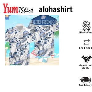 Repoted Blue Moon Beer Aloha Beach Gift Hawaiian Shirt For Men And Women
