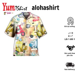 Sam Flowers Pattern Hawaiian Shirt