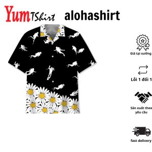 Scottish Terrier Hawaiian Shirt Flowers Aloha Shirt For Dog Lovers Men’s Hawaiian Shirt Women’s Hawaiian Shirt