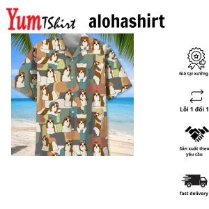 Shih Tzu Pattern For Dog Lover All Printed 3D Hawaiian Shirt