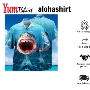 Show Your Teeth Shark Hawaii Shirt