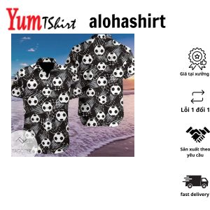 Soccer Pattern Design Elegance Hawaiian Shirt Unique Tropical Collection