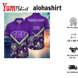 Tcu Horned Frogs NCAA Hawaiian Shirt Custom IceCold Drinks Aloha Shirt