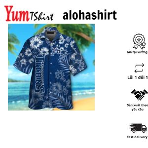 Tennessee Titans Short Sleeve Button Up Tropical Hawaiian Shirt VER07