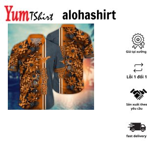Texas Longhorns NCAA Hawaiian Shirt Custom Umbrellas (For Sun) Aloha Shirt