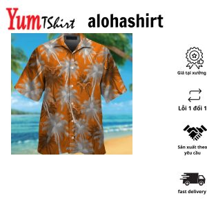 Texas Longhorns Short Sleeve Button Up Tropical Hawaiian Shirt VER028