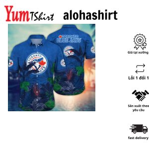 Toronto Blue Jays MLB Hawaiian Shirt Brightness Aloha Shirt