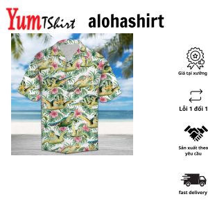 Tropical Turtle Flower Hawaiian Shirt Perfect for Summer