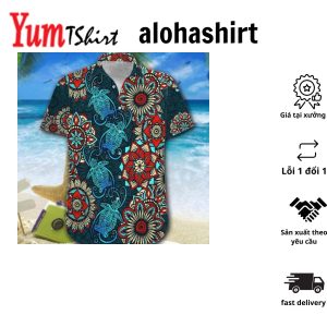 Turtle Mandala Cool Art Hawaiian Shirt