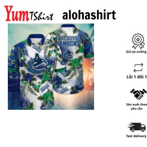 Vancouver Canucks NHL Hawaiian Shirt Air Conditioningtime Aloha Shirt