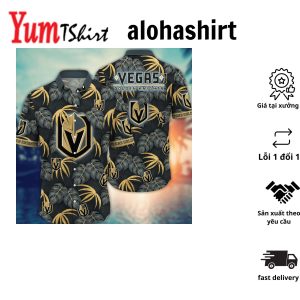 Vegas Golden Knights NHL Hawaiian Shirt Straw Hats Aloha Shirt