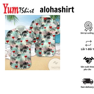 Vibrant Skull Tropical Hawaiian Unique Design Shirt