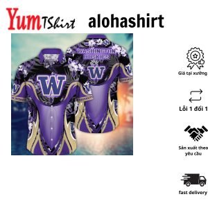 Washington Huskies NCAA Hawaiian Shirt Holiday Aloha Shirt