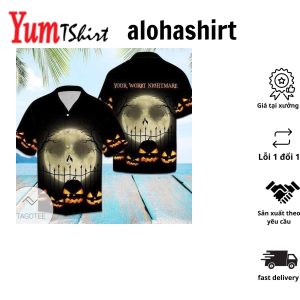 Wizard Black Cat Halloween Hawaiian Shirt Unisex Print Aloha Short Sleeve Casual Shirt